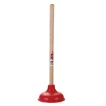 Standard Plunger, Harvey's 6'' Red Rubber Cup, 18'' Wood Handle, 090330. Fixed Price $25.95.
