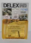 Delex By Delta Stem Unit Assembly #1740 Two Handle Faucets. Fixed Price $12.99.
