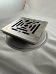 Signature Hardware SH607ZBN Adelphi 4.5" Grate Shower Drain Brushed Nickel. Fixed Price $44.00.