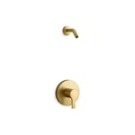 Kohler Elate 1-HANDLE Wall Mount Shower Trim Kit In Vibrant Brushed Modern Brass. Fixed Price $80.00.