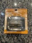 Nos Vintage Perma-bilt Antique Metal Hand Polished Wall Mounted Soap Dish. Fixed Price $35.99.