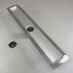 Laticrete Stainless Steel Hydro Ban Linear Trough Drain 32". Fixed Price $352.80.