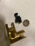 Moen A755BG Handshower Wall Bracket With Drop Ell - Brushed Gold. Fixed Price $211.99.