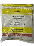 Apollo Pex Vanguard Polyalloy Tee 3/4" Contractor 10 Pack Nos. Fixed Price $7.95.