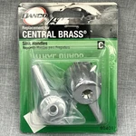 Danco Chrome Metal Replacement Dual Sink Faucet Handles For Central Brass 80401. Fixed Price $7.64.