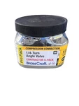 5-PK Brasscraft 1/4-TURN Angle Valve 1/2 In. Comp Inlet X 3/8 Outlet. Fixed Price $29.99.