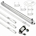 55W Uv Water Purifier Whole House 12GPM FILTER+3 Quartz Sleeve. Fixed Price $149.89.