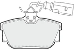 Apec Blue PD3147 Rear Brake Pad Set Fits Seat Alhambra California Transporter. Fixed Price $36.19.