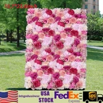 6PCS Flower Wall Panel Floral Backdrop Wedding Party Home Artificial Deco. Fixed Price $97.06.