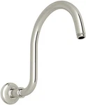 Rohl 12" Wall Mount Polished Nickel Hook Shower Arm 1475/12PN. Fixed Price $87.50.