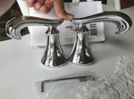 Delta Cassidy French Curve Roman Tub Bath Handles Levers. Fixed Price $110.00.