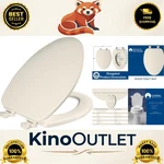Church Easy Clean Elongated Toilet Seat - Durable Wood Biscuit Finish. Fixed Price $36.86.