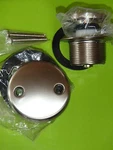 Jb Products Bathwaste Drain Half Kits Abs Toe Touch Brushed Nickel. Fixed Price $44.95.