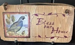 Impressions Expressions,thirstystone D Cor Plaque Quail Blessing Nwt,heavy. Fixed Price $14.85.