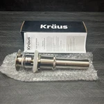 Kraus PU-11SN Pop-up Drain With Overflow Satin Nickel Solid Brass DIA2.6"XH8.6". Fixed Price $18.00.