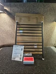 Amba Rwh-smb Radiant Hardwired Plug-in Combo Straight 10 Towel Warmer Black. Fixed Price $333.90.