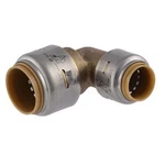 Cash Acme UR274 90 Elbow 3/4" X 1/2" Brass 200 Psi Push-fit Connection. Fixed Price $25.97.