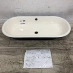Kohler Iron Plains 33" Cast Bathroom Sink, Biscuit 20213-P5-96. Fixed Price $449.99.
