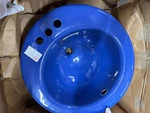 Kohler K-2916 19" Round Pennington Self-rimming Bathroom Sink, Blue. Fixed Price $499.00.