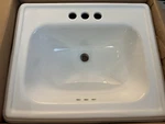 Toto Promenade LT531.4 #01 Self Rimming Lavatory - Cotton 22X18.5 Drop Sink. Fixed Price $20.00.
