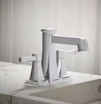Kohler Riff Bathroom Sink Faucet Watersense Polished Chrome 27398-4-CP. Fixed Price $125.00.