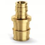 Zurn Brass Coupling QEC87GX For 35/64 Tube Id, 1/2 Pipe. Fixed Price $18.08.