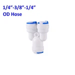10 Pcs Of 1/4" 3/8" Quick Connect Ro Water Filter Fittings Adapter. Fixed Price $22.00.