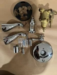 Vintage Kohler 16115-4A-CP Revival Tub And Shower With Valve Polished Nos. Fixed Price $335.00.