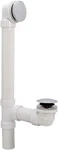Westbrass 493244H-26 Tip-toe Bath Drain Kit Chrome Overflow Assembly Pvc. Fixed Price $35.99.