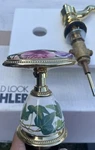 Kohler K-258-PS-96 Antique Peonies & Ivy Inserts+skirts And Faucet K-280-9B-PB. Fixed Price $1800.00.