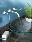 Moen Icon T6530BB Chrome 2 Handle Wall Mount Bathroom Lavatory Lever Faucet New!. Fixed Price $224.95.