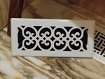 New Decor Grates- Floor Register FS410-WH Hv/ac Vent Rust Proof. Very Nice!. Fixed Price $13.41.