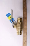 Mueller Lead Free Threaded 2-PIECE Full Port Ball Valve 1". Fixed Price $109.80.