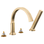 Delta Tetra T4788-CZ-PR-LHP Roman Tub Trim With Hand Shower Lumicoat Bronze. Fixed Price $589.00.