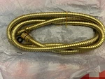 Rohl 16295/79ULB 79" Metal Spa Shower Hose, Unlacquered Brass. Fixed Price $149.00.