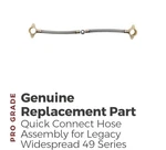 Pfister 971-0050 Quick Connect Hose Assembly For Legacy Widespread. Fixed Price $35.00.