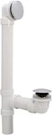 Westbrass 493244H-26 Tip-toe Bath Drain Kit Chrome Overflow Assembly Pvc. Fixed Price $59.95.