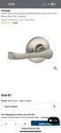 Schlage Dexter J170TOR619 Dummy Lock Torino Decorative Trim Lever. Fixed Price $6.00.
