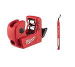 Milwaukee 1/2-IN. Mini Copper Tubing Cutter 48-22-4250 W/ Reaming Pen 48-22-4255. Fixed Price $18.20.