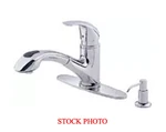 Danze Gerber Pull-out Kitchen Faucet 4565-13-CP Chrome 48" Stainless Steel Hose. Fixed Price $99.95.