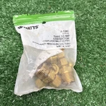 Watts A-124C Brass 3/8" X /2" Tube Mip Male Pipe Connector (3 Fittings). Fixed Price $10.80.