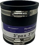 Pro-connect Flexible Coupling 3" FC56-33 Drain Waste Vent New. Fixed Price $13.99.
