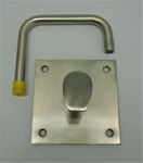 Gyro G9932SN Wall Mount Single Lever Faucet Satin Nickel Whitehaus #BR52. Fixed Price $349.95.