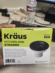 Kraus PST1-BL-C Kitchen Sink Strainer Black. Fixed Price $6.00.