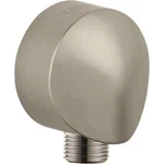 Hansgrohe 27458823 Shower Wall Mount Outlet With Check Valve Brushed Nickel New!. Fixed Price $96.00.