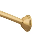 Moen CSR2160BG 54"-72" Adjustable Curved Shower Rod Brushed Gold Read. Fixed Price $34.95.