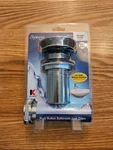 Stylewise Keeney K820-76 Push Button Sink Drain Chrome No Overflow 208 J0524. Fixed Price $7.50.