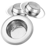 Helect 3-PACK Kitchen Sink Strainer Stainless Steel Drain Filter. Fixed Price $13.99.