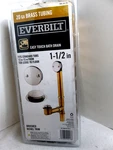 Everbilt Easy Touch Close 1-1/2" Brass Pipe Bath Drain-chrome SH-7200-N-01-03-2. Fixed Price $27.75.