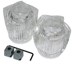 New Danco 80906 Pk (2) Universal Clear Acrlic Deep Large Faucet Handles 7209984. Fixed Price $8.99.